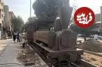 عکس| سفر به ایران قدیم؛ «ماشین دودی» در مسیر تهران به حرم حضرت عبدالعظیم ری؛ سال 1262