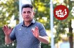 عکس؛ تصویری دیده نشده از قلعه‌نویی در یک میهمانی؛ کروات و شلوار جذب عجیب!