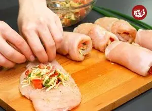 ببینید| طرز تهیه یک شام متفاوت با 4 عدد فیله مرغ
