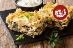 طرز تهیه لازانیای مرغ و ریحان با قارچ و سس بشامل