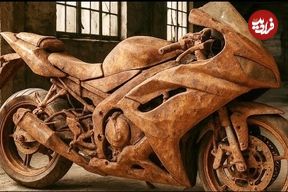 ببینید؛ مراحل بازسازی، تعمیر و رنگ آمیزی موتورسیکلت Yamaha R5 زنگ زده