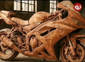 ببینید؛ مراحل بازسازی، تعمیر و رنگ آمیزی موتورسیکلت Yamaha R5 زنگ زده