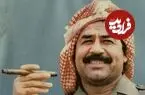عکس| سفر زمان؛ «صدام» در حال نماز خواندن در حرم امام هادی؛ سال 1376