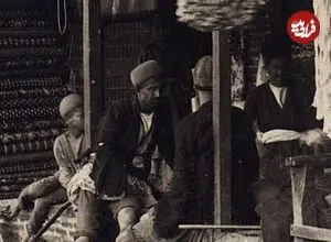 عکس| سفر زمان؛ تصویری از «بازار رشت» در دوران ناصرالدین شاه