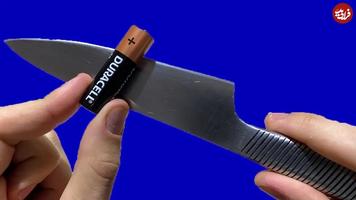 (ویدئو) 2 تکنیک جدید و عالی برای تیز کردن چاقوی کُند خانگی