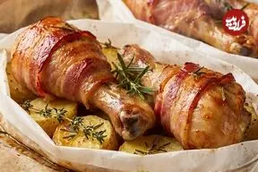 ببینید| طرز تهیه یک شام متفاوت آمریکایی با 6 عدد ران مرغ