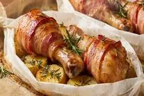 ببینید| طرز تهیه یک شام متفاوت آمریکایی با 6 عدد ران مرغ