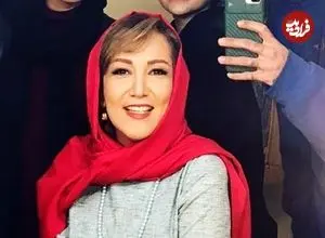 عکس| سفر زمان؛ چهرۀ «پانته‌آ بهرام» در پشت‌صحنۀ اولین سریالش در کنار «محمدعلی کشاورز»