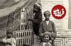 عکس| سفر زمان؛ کودک قاجاری در حال «فلک شدن» در مکتب‌خانه