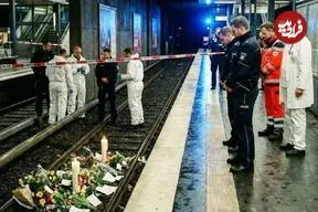 عکس| تصویری از محل به قتل رسیدن دختر ایرانی در متروی هامبورگ آلمان