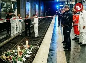 عکس| تصویری از محل به قتل رسیدن دختر ایرانی در متروی هامبورگ آلمان