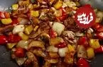 ببینید| طرز تهیه یک خوراک خوشمزه و جدید با قارچ و سبزیجات