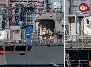 سلاح لیزری روی ناو جنگی آماده شلیک شد؛ چه چیزی را هدف گرفته است؟