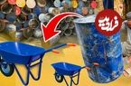 ببینید؛ مراحل ساخت فرغون با استفاده از بشکه های قدیمی نفت در پاکستان