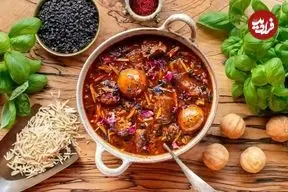 خورشت خلال کرمانشاهی ؛ خوش طعم و مجلسی برای مهمانی های رمضان