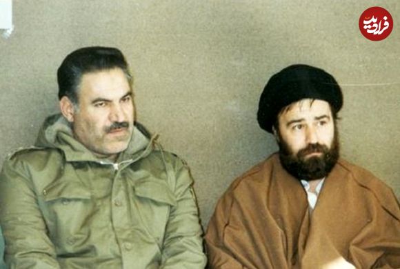عکس؛ سفر در زمان؛ «امیر سرتیپ سهرابی، فرمانده ارتش در کنار پدر شهید بابایی»؛ سال 66