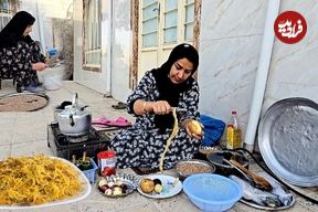 ببینید؛ غذای روستایی در ایران؛ پخت ماکارونی با سویا و سیب زمینی