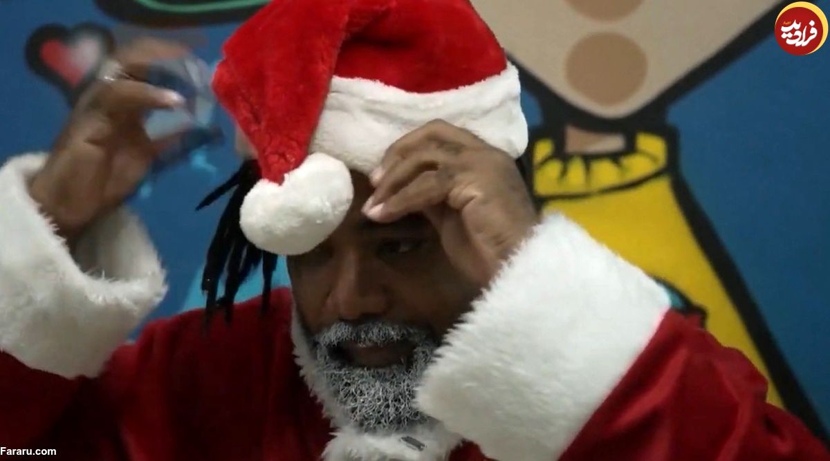 (ویدئو) بابانوئلِ سیاه‌پوست!