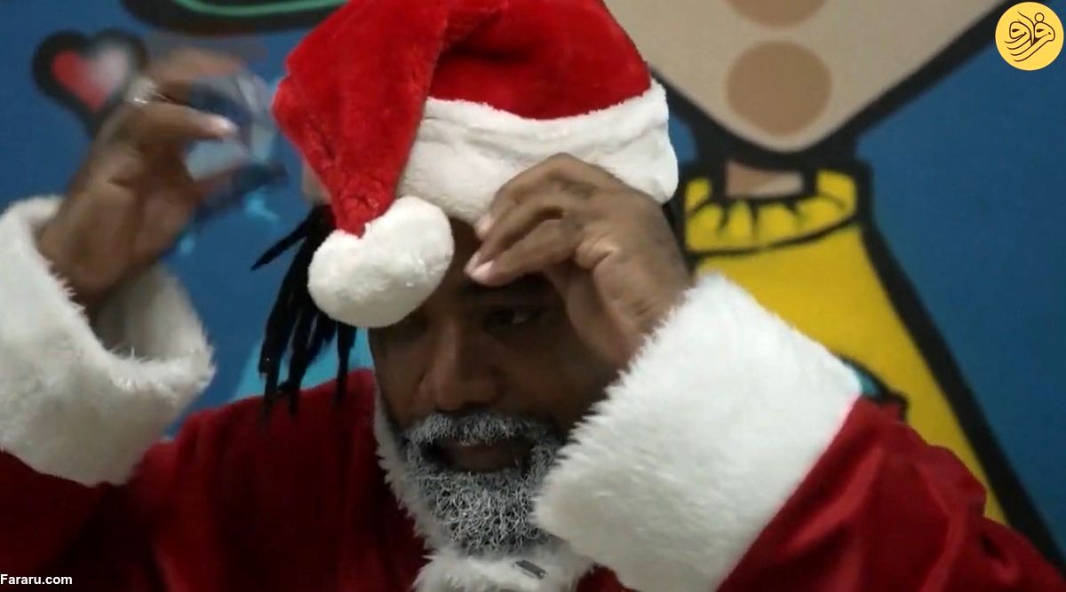 (ویدئو) بابانوئلِ سیاه‌پوست!