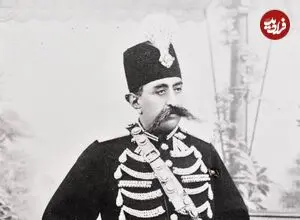 عکس| سفر زمان؛ تصویری از مظفرالدین شاه قاجار با «تاج کیانی»