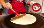 (ویدئو) غذای خیابانی در ژاپن؛ درست کردن انواع بستنی در توکیو 
