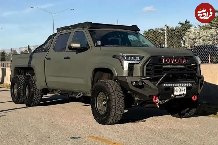 عکس؛ تویوتا تاندرا 6x6، هیولای شش‌چرخ رام‌نشدنی!