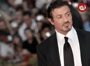 عکس| سفر در زمان؛ «سیلوستر استالونه» در لندن؛ سال 1360