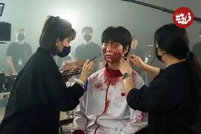 ببینید| فرآیند دیدنی گریم بازیگر زامبی سریال کره ای «ما همه مرده‌ایم»