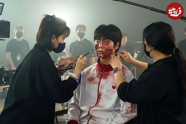 ببینید| فرآیند دیدنی گریم بازیگر زامبی سریال کره ای «ما همه مرده‌ایم»