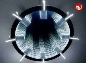 ببینید| آموزش ساخت یک لوستر شگفت انگیز با آینه ی بی نهایت به روش استاد اوکراینی