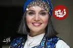 عکس| سفر زمان؛ تیپ و چهرۀ جالب «الهام پاوه‌نژاد» در تئاتر «خوشدلان»