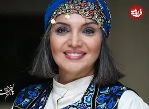 عکس| سفر زمان؛ تیپ و چهرۀ جالب «الهام پاوه‌نژاد» در تئاتر «خوشدلان»
