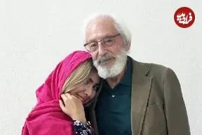 عکس| سفر زمان؛ «جمشید مشایخی» در 43 سالگی در کنار «شهرام شب‌پره»؛ سال 56