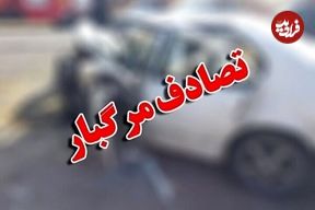 مرگ‌ راننده ۲۰۶ در اتوبان شهید صیادشیرازی