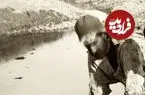 عکس| سفر زمان؛ رنگرزهای عهد قاجار در حال شستن الیاف