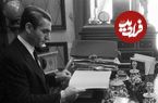 عکس| سفر در زمان؛ «محمدرضا پهلوی» در کنار امپراتور و ملکه ژاپن؛ سال 1337
