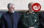 عکس؛ سفر به تاریخ؛ «سردار سلیمانی و سردار سلامی» در عزاداری شام غریبان در حضور رهبر انقلاب؛ سال 95