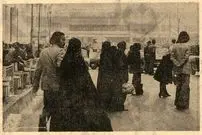 عکس؛ سفر در زمان؛ خیابان‌های تهران شبیه بازار شام شده! 