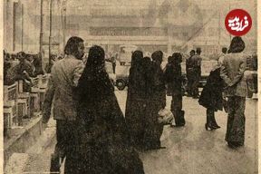 عکس؛ سفر در زمان؛ خیابان‌های تهران شبیه بازار شام شده! 