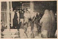 عکس؛ سفر در زمان؛ ۴۰۰ دختر دانشجو شب در پیادهرو خوابیدند!