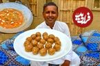 ببینید؛ غذای روستایی در پاکستان؛ پخت کوفته محلی با گوشت چرخ کرده