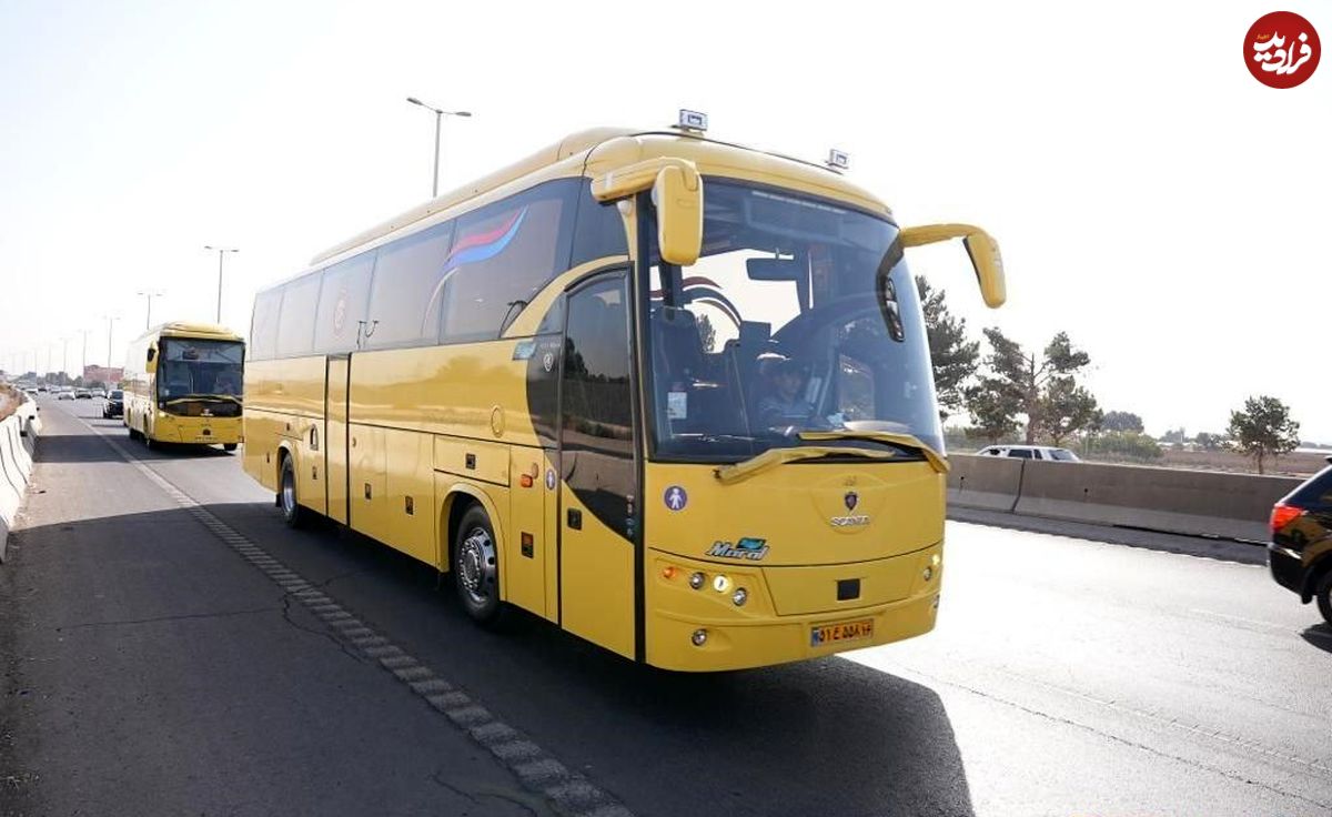 ( ویدیو) عزیمت اتوبوس تیم النصر به سمت استادیوم‌ آزادی با اسکورت ویژه