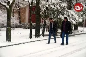 تصاویر| برف، اردبیل را سفید پوش کرد