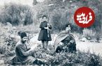 عکس؛ سفر در زمان؛ «تجمع آلمانی ها برای دیدن ناصرالدین شاه»؛ سال 1268