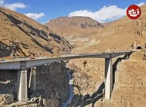 عکس| سفر زمان؛ تصویری از یک پل خرابه و یک پل نوساز در جاده شمال در دوران ناصرالدین شاه