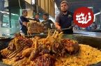 ببینید؛ غذای خیابانی در ازبکستان؛ پخت 5 تن ازبکی پلو برای مراسم عروسی در تاشکند
