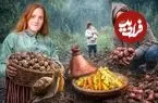 ببینید| غذای روستایی در مراکش؛ جمع آوری حلزون از باغ و تهیه خوراک با آن