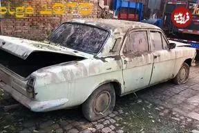 ببینید| مراحل بازسازی یک خودروی ولگای کمیاب تولید شوروی سابق مدل سال 1970