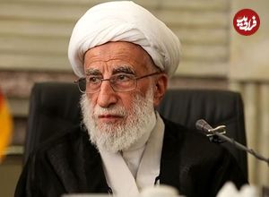 عکس؛ سفر به تاریخ؛ «آیت‌الله جنتی» در کنار کودکان جنگ‌زدۀ اروپایی؛ سال 1371