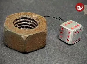 ویدئو| فرآیند ساخت یک تاس زیبا با استفاده از مهره زنگ زده